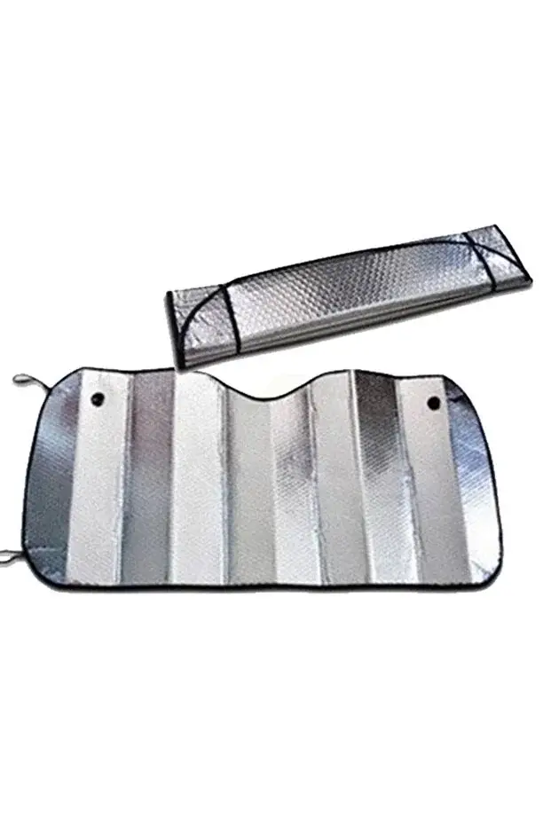 Baskılı Araba Ön Cam Güneş Şemsiyesi Araç İçi Cam Vantuzlu Katlanır Güneşlik Koruyucu Perde 130 Cm X 60 Cm