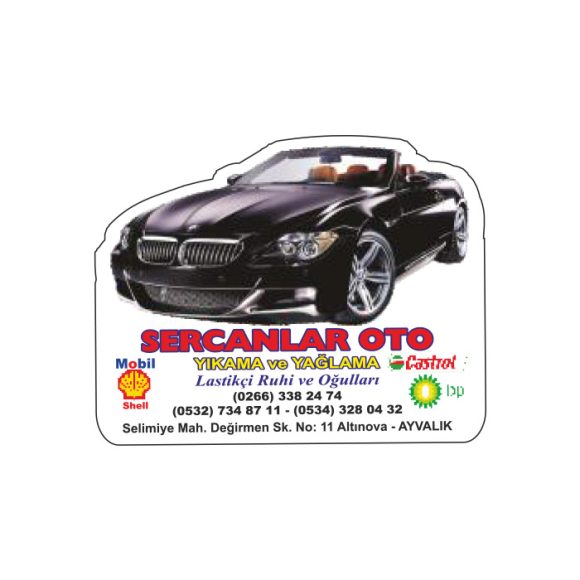 Promosyon Oto Kokusu Baskı