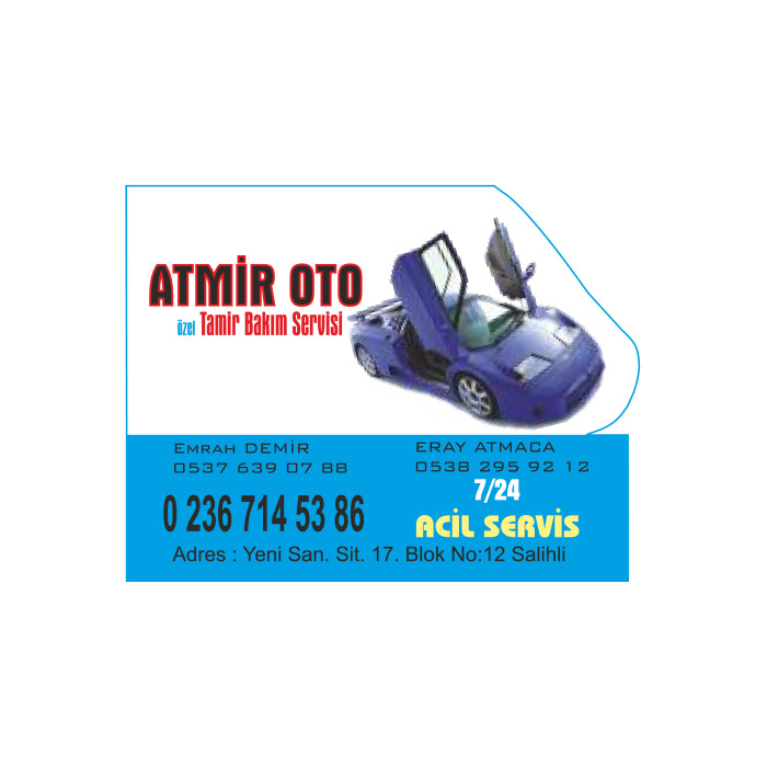 Promosyon Oto Kokusu Baskı