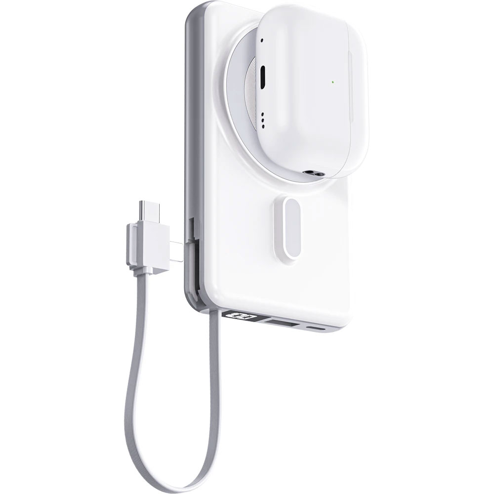 PWB-10 Beyaz 4 in 1 MagSafe PowerBank