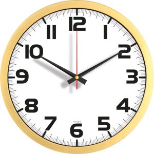 V30-346-L Lacivert Plastik Duvar Saati