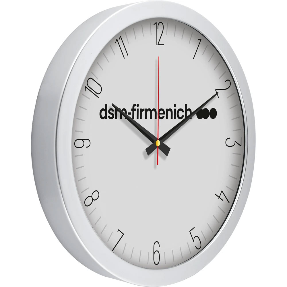 V30-570-G Gümüş Metalize Duvar Saati
