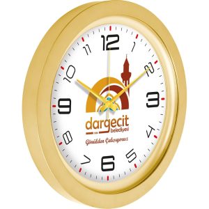V30-742-B Bronz Metalize Duvar Saati