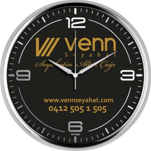V30-985-B Alüminyum Duvar Saati