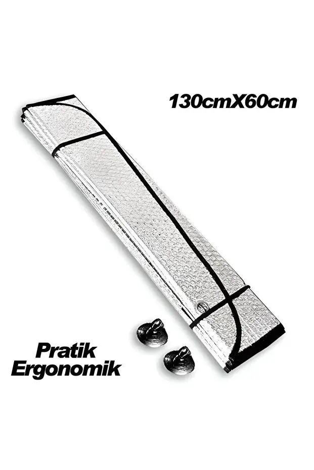 Baskılı Araba Ön Cam Güneş Şemsiyesi Araç İçi Cam Vantuzlu Katlanır Güneşlik Koruyucu Perde 130 Cm X 60 Cm