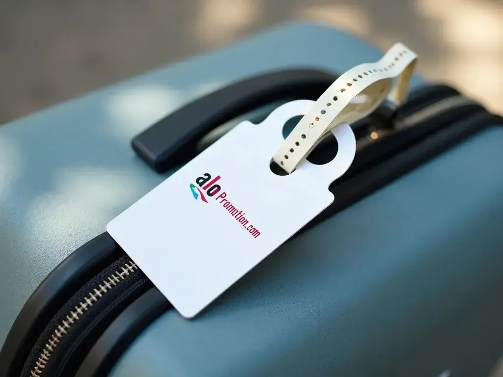 Paper Luggage Tag Print Adhesive Bracelet Feature 4x15 cm